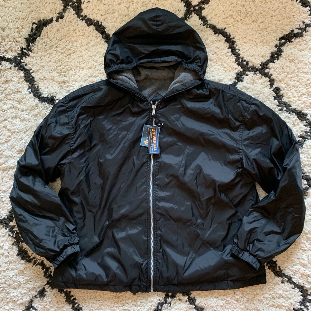 Boys Fleece Lined Weatherproof Jacket
